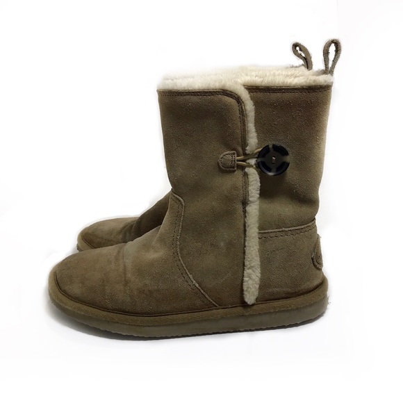 American Eagle Outfitters Shoes - 🌺American Eagle Tan Suede Fur Boots